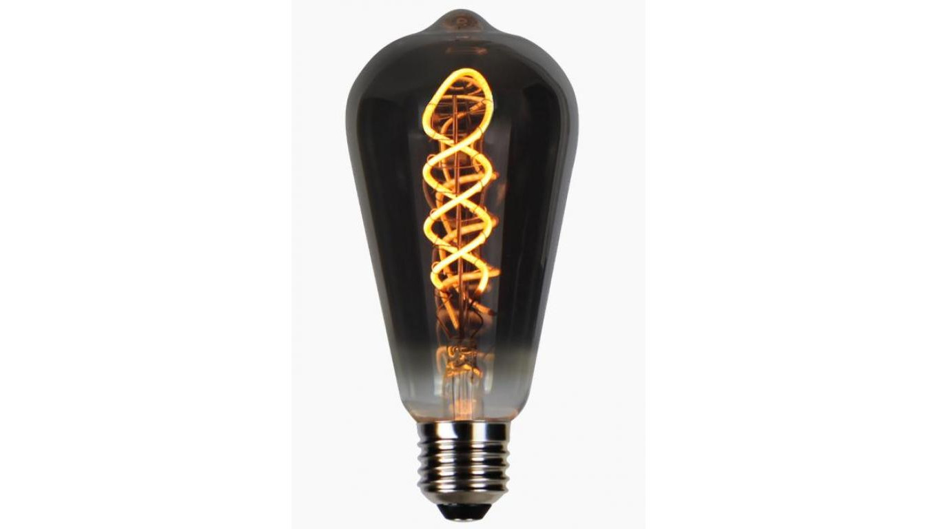 LED line PRIME żarówka LED E27 4W 1800K bardzo ciepła 150lm 220-240V FILAMENT ST64 RETRO EDISON VINTAGE GRAFIT ŚCIEMNIALNA 5 lat