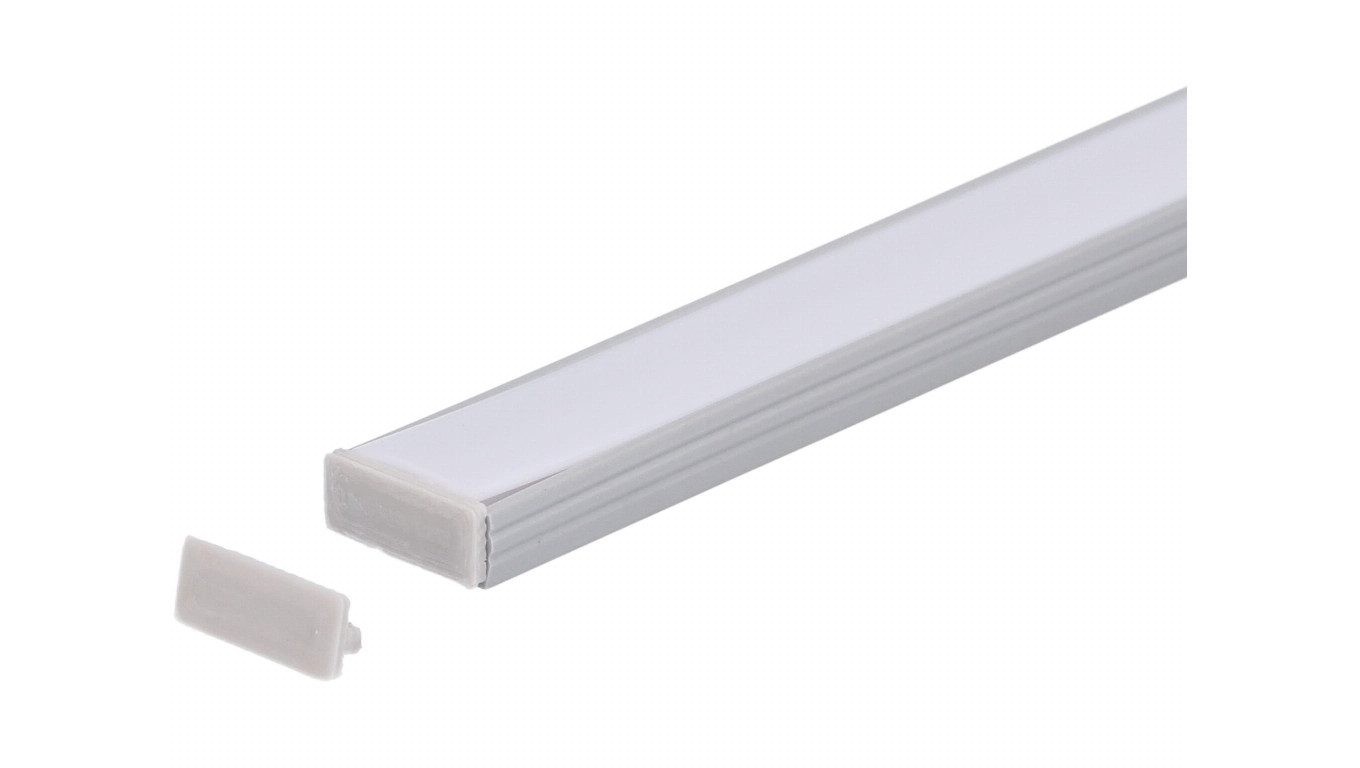 Zaślepka PCV Line Slim szara