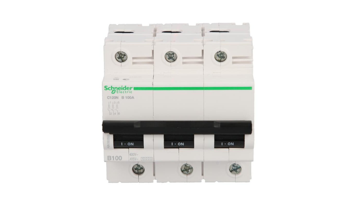Wyłącznik nadprądowy 3P B 100A 6kA AC C120N A9N18350