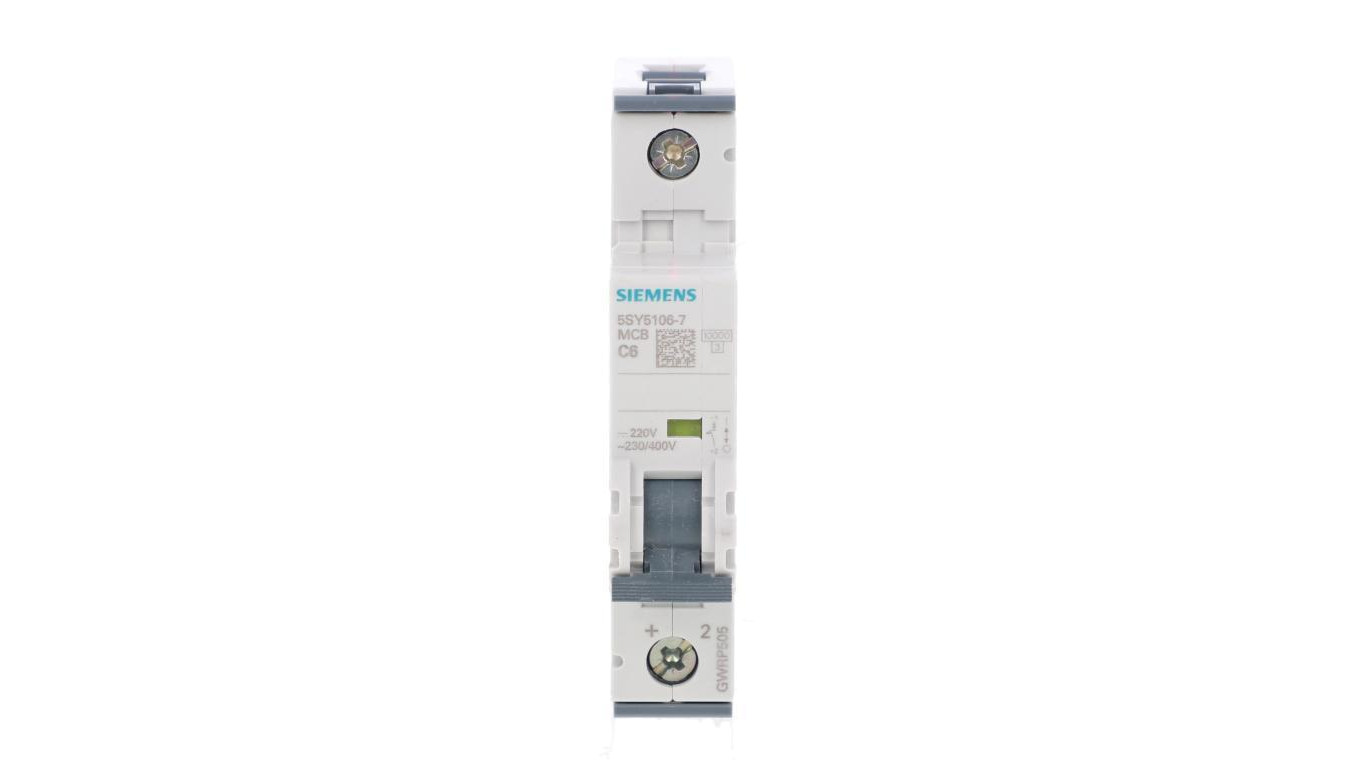 Wyłącznik nadprądowy 1P C 6A 10kA 220V DC 230V AC SENTRON 5SY5106-7