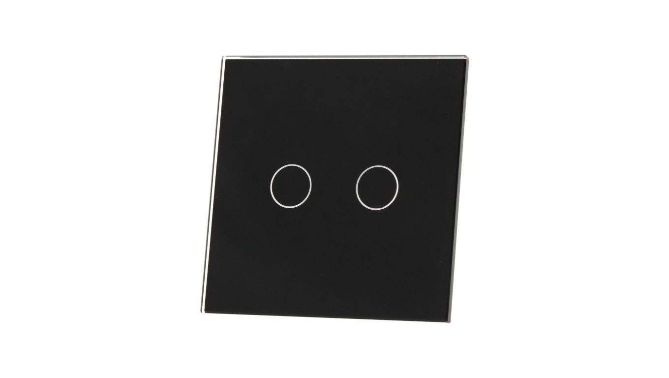 Livolo CZARNY PANEL SZKLANY 702-62