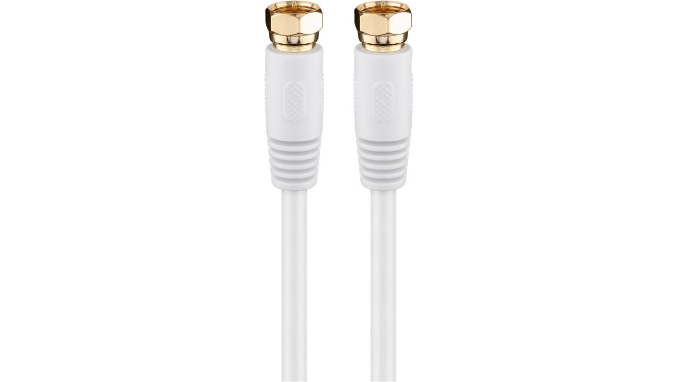 Kabel przyłączeniowy SAT (80 dB), podwójne ekranowanie - Długość kabla 10 m