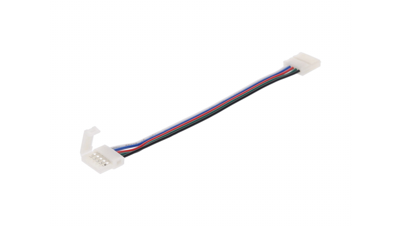 Złączka do taśmy led rgbw 12mm taśma-przewód-taśma