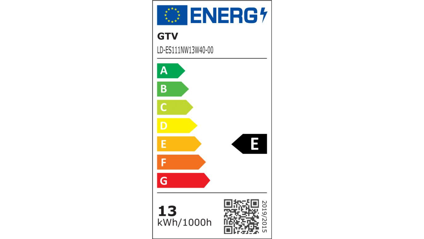 Żarówka LED GU10 ES111 12,5W 1250lm 4000K 40st. AC220-240V biały LD-ES111NW13W40-00
