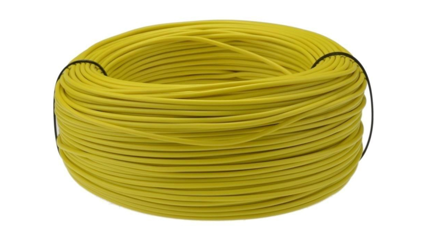 Przewód instalacyjny H07V-K / LgY 1,5 750V żółty linka giętka Elektrokabel 50m