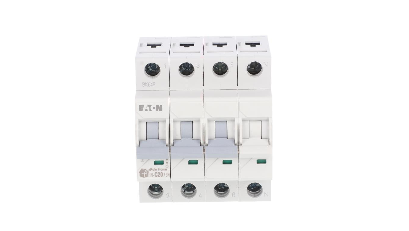 Wyłącznik nadprądowy 3P+N C 20A 6kA AC xPole Home HN-C20/3N 194912
