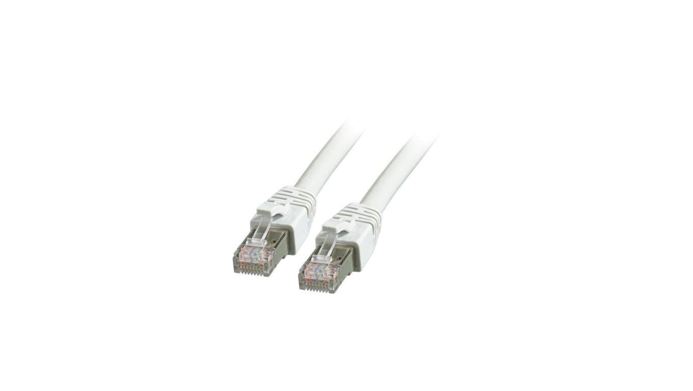 Patchcord SFTP Cat8.1, LSZH, 1m, szary