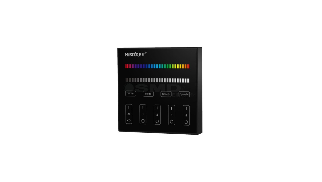 Panel MiLight 4strefy RGBW czarny bat sterownik B3B