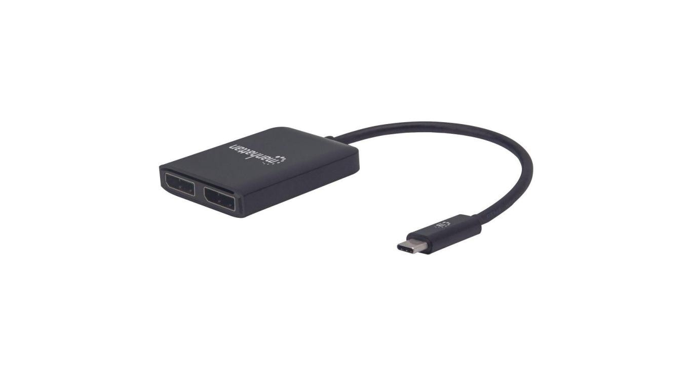 Adapter Splitter USB-C Na 2X Displayport 4K Z Mst Hub 152952