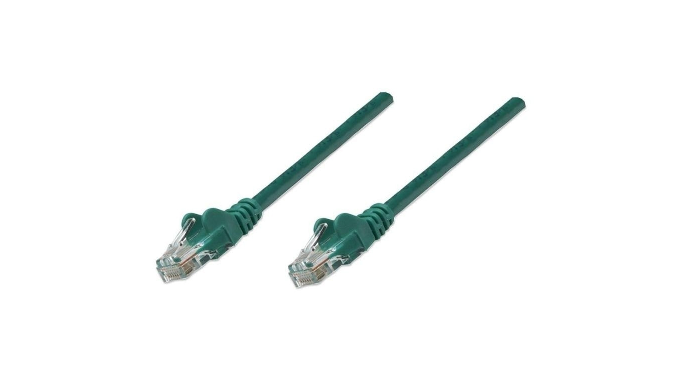 Patch Cord Cat6 UTP 0,5M Zielony 100 Miedź 342469