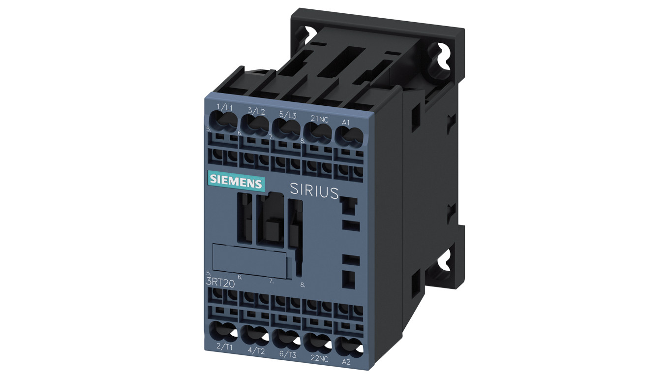 Stycznik mocy AC-3 4 kW/400V 1R 230V AC 50/60Hz rozmiar S00 Zacisk sprężynowy 3RT2016-2AP02