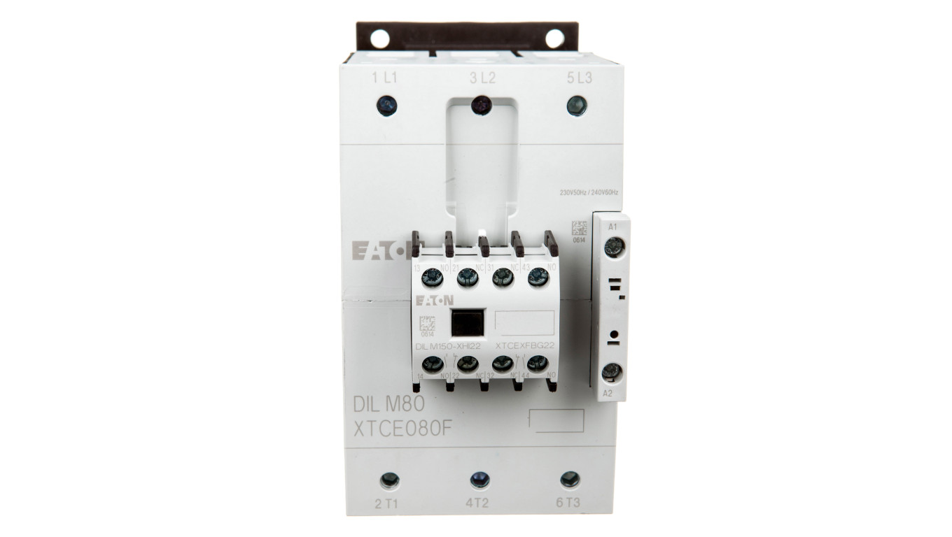 Stycznik mocy 80A 3P 230VAC 2Z 2R DILM80-22(230V50HZ,240V60HZ) 239449