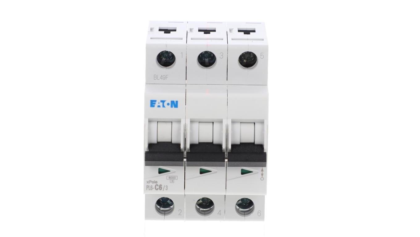 Wyłącznik nadprądowy 3P C 6A 6kA AC PL6-C6/3 286598