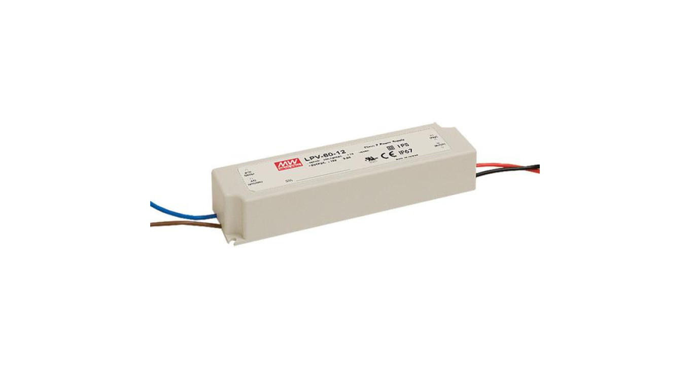 Zasilacz led Mean Well LPV-60-12 60W ip67