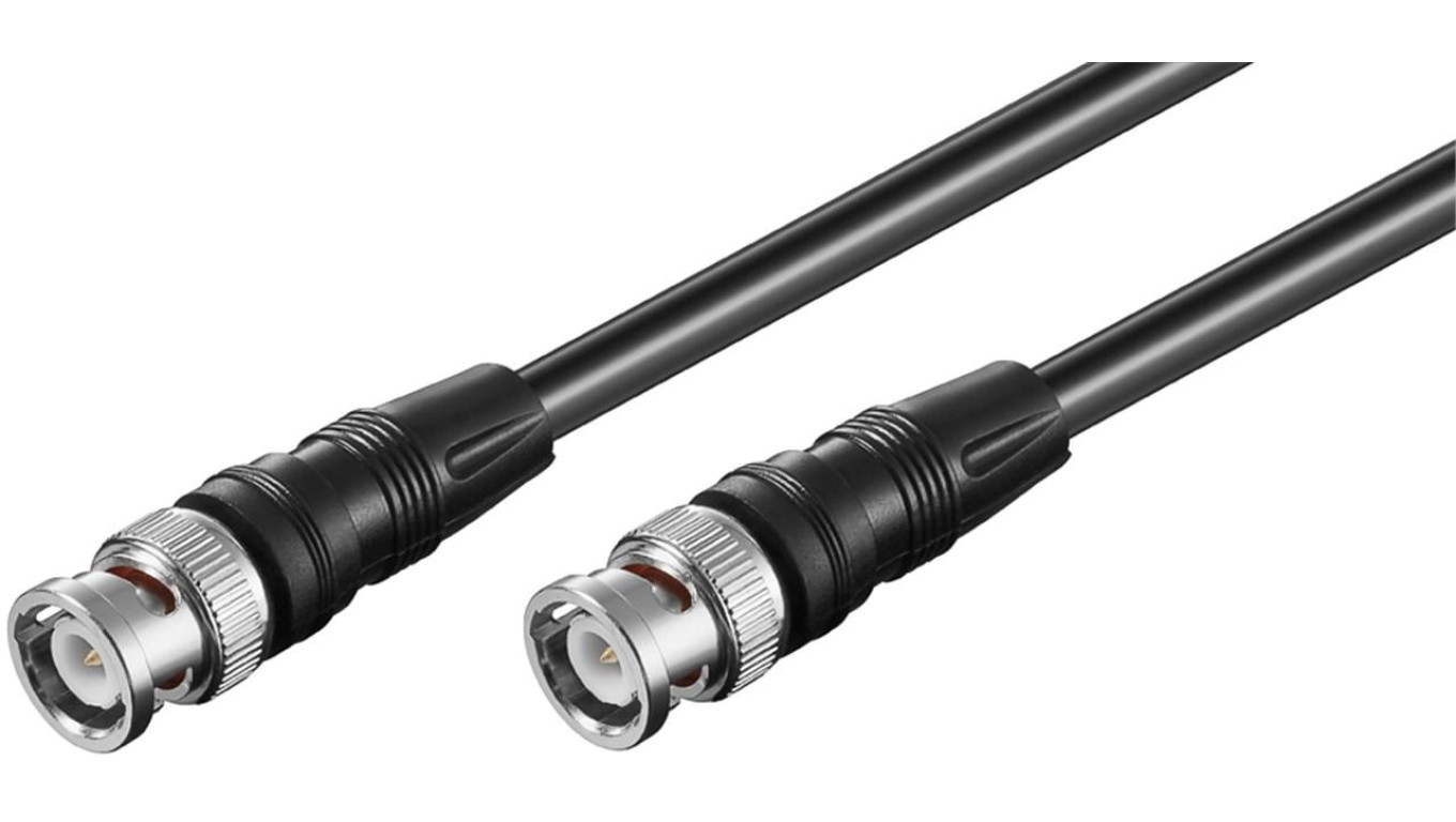 Kabel łączący BNC (RG58), ekranowany - Długość kabla 0.5 m