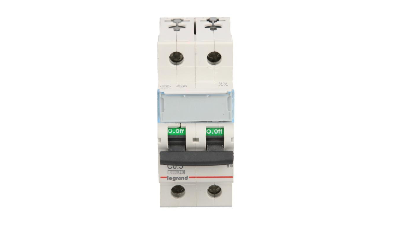Wyłącznik nadprądowy 2P C 0.5A 6kA AC S302 TX3 403519