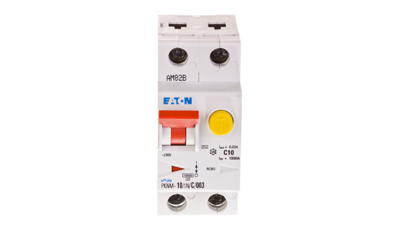 Wyłącznik różnicowo-nadprądowy 2P 10A C 0,03A typ AC PKNM 10/1N/C/003-MW 236077