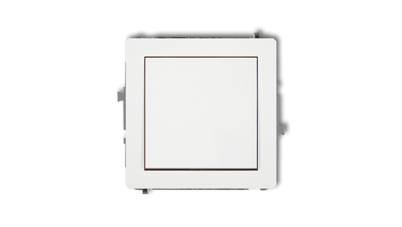 DECO Mechanizm łącznika jednobiegunowego, biały mat 25DWP-1