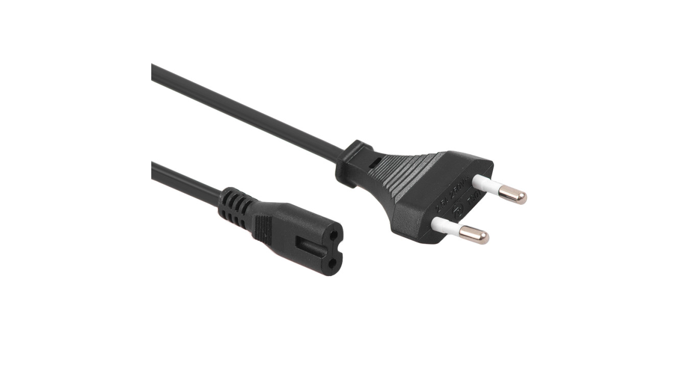 Kabel zasilający ósemka 2 pin 1,5M wtyk EU Maclean MCTV-809 MCTV-809