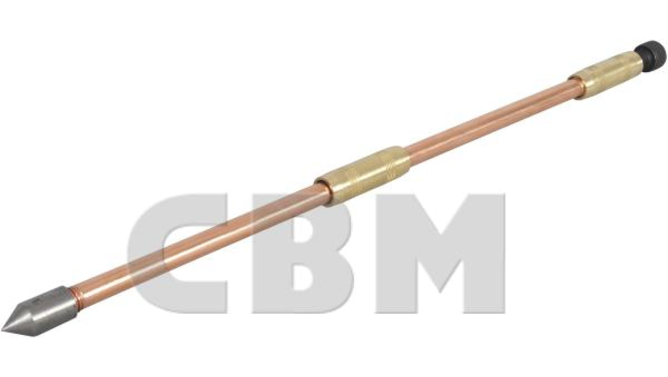 Uziom z gwintem pomiedziowany / miedziowany St/Cu złączkowy 0,250mm Cu 5/8x1,5m C1000112