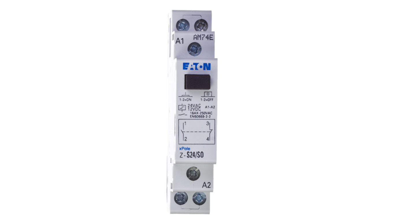 Przekaźnik impulsowy 16A 12V DC 24V AC 1Z 1R Z-S24/SO 265539