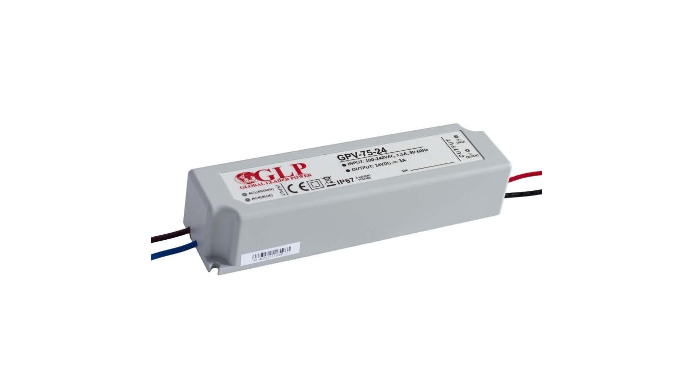 Zasilacz led GPV 75W 24V DC ip67 gpv-75-24 led