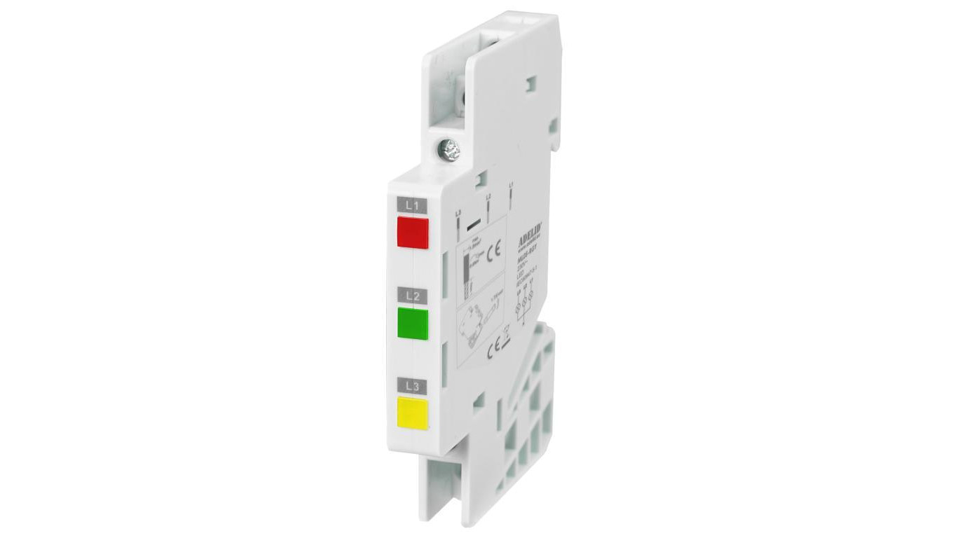 LAMPKA SYGNALIZACYJNA KONTROLKA WSKAŹNIK 3 FAZY ML05-RGY