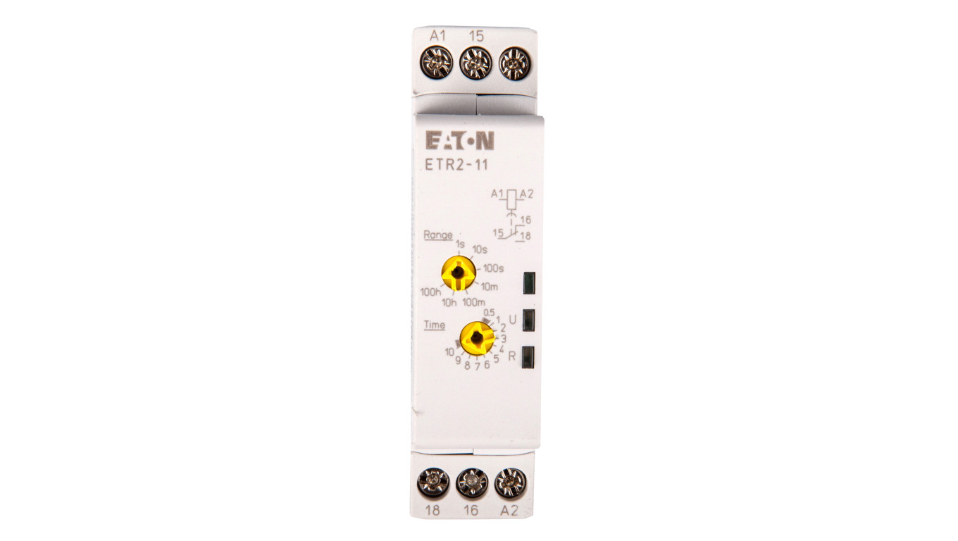Przekaźnik czasowy 1P 3A 0,05sek-100h 24–240V AC, 24–48V DC opoźnione załączenie ETR2-11 262684