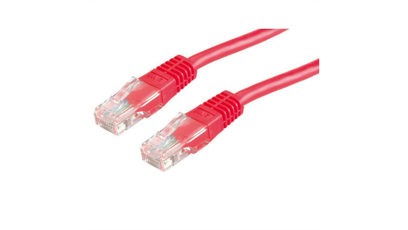 VALUE Patchkabel Cat.6 UTP (klasa E), czerwony, 7 m