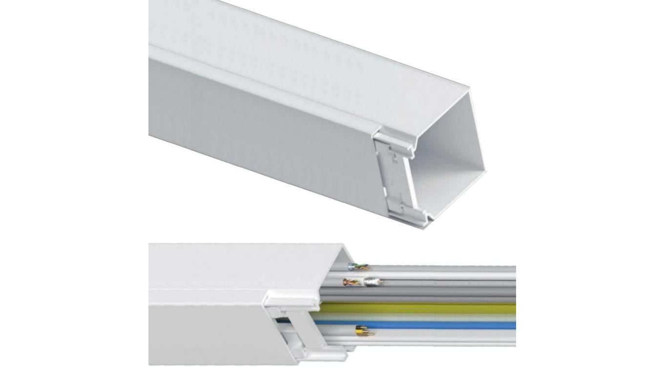 AKS ZIELONKA Listwa Kanał Kablowy Elektroinstalacyjny 60x60x2000mm 2metry x 9sztuk