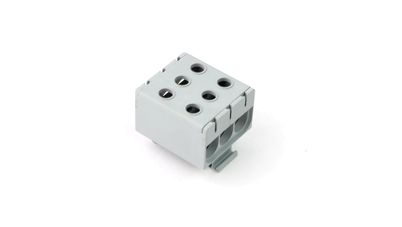 Listwa zaciskowa LZT w korpusie szara Cu:2,5-50mm2, Al:6-50mm2 E.4143/SZ