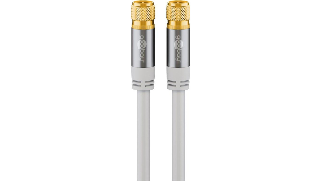 Kabel antenowy SAT (typ 135 dB), poczwórne ekranowanie - Długość kabla 5 m