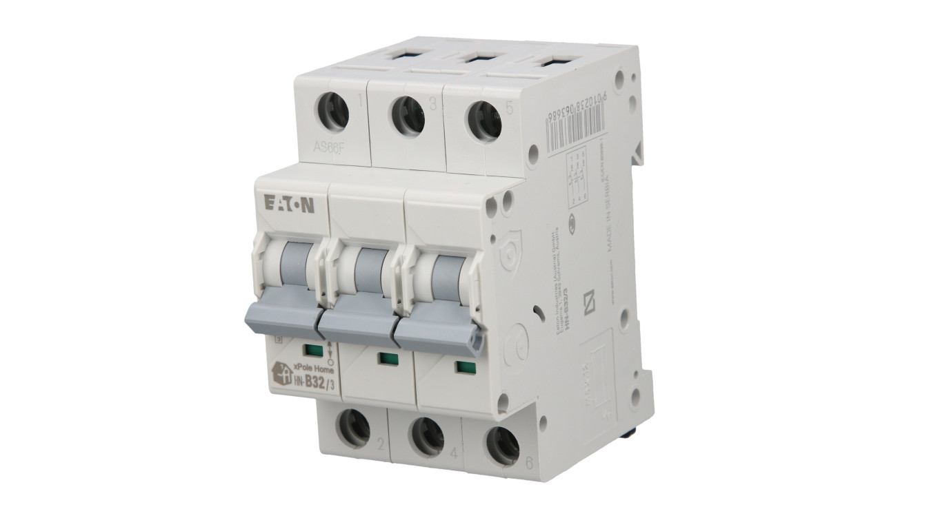 Wyłącznik nadprądowy 3P B 32A 6kA AC xPole Home HN-B32/3 194884