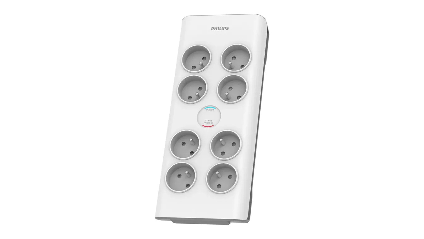 Listwa przepięciowa 8 gniazd biała Philips SPN7080WA/60