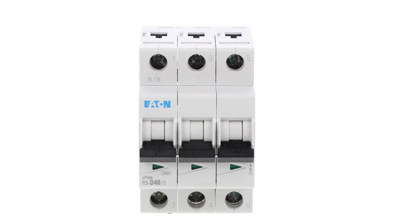 Wyłącznik nadprądowy 3P D 40A 6kA AC PL6-D40/3 286617