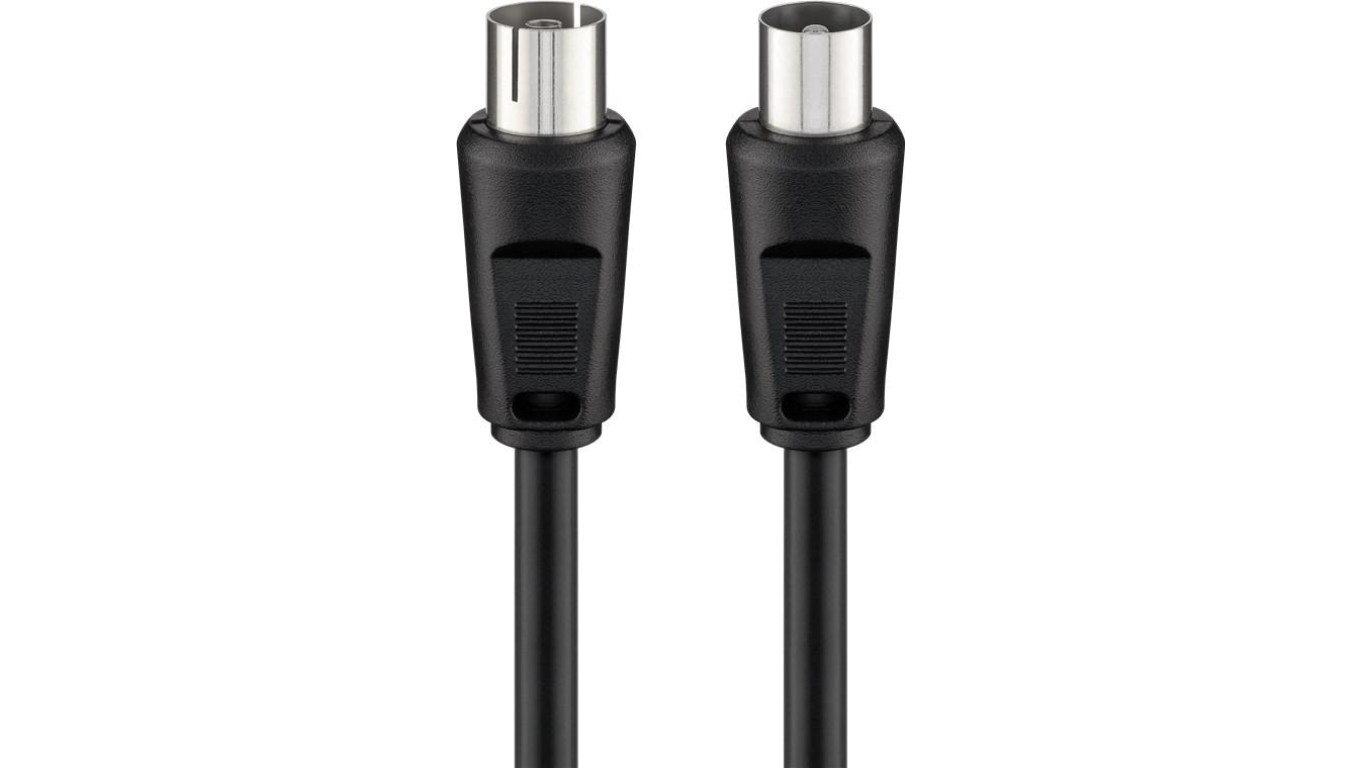 Kabel antenowy ( 70 dB), podwójne ekranowanie - Długość kabla 0.5 m