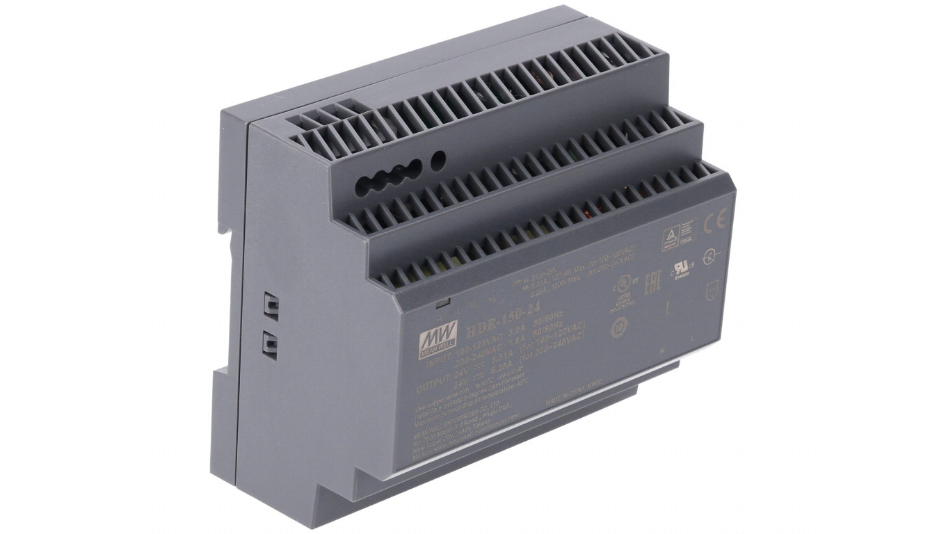 Zasilacz na szynę DIN MeanWell 24V 150W HDR