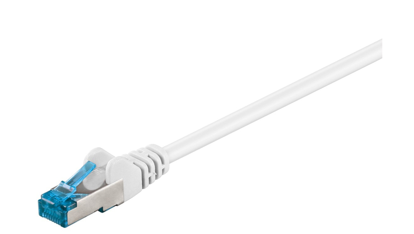 CAT 6AKabel łączący, S/FTP (PiMF), biały - Długość kabla 3 m