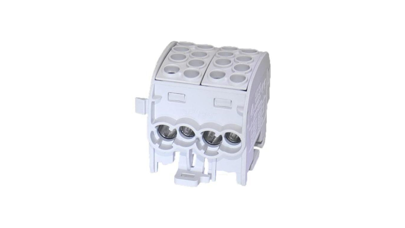 Blok rozdzielczy-odgałęźny Al/Cu SCB 35-2 (80220) SIMBLOCK jednobiegunowy 2x35mm2 szary 81506002