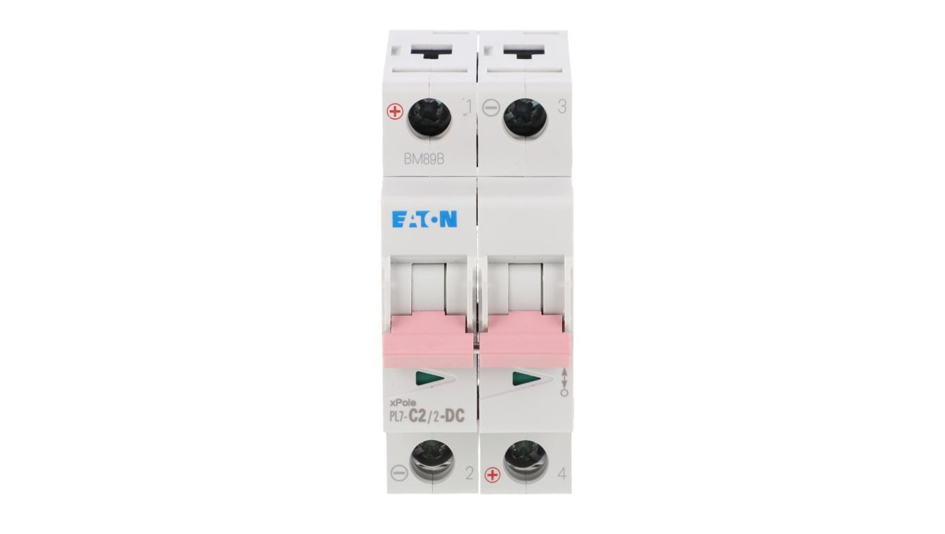 Wyłącznik nadprądowy 2P C 2A 10kA DC PL7-C2/2-DC 264896