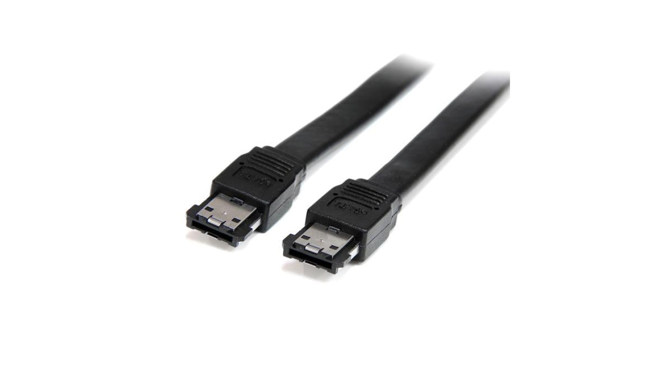Kabel eSATA - eSATA 0,5m (transfer do 3 Gbit/s) dysk HDD / rejestrator DVR NVR XVR
