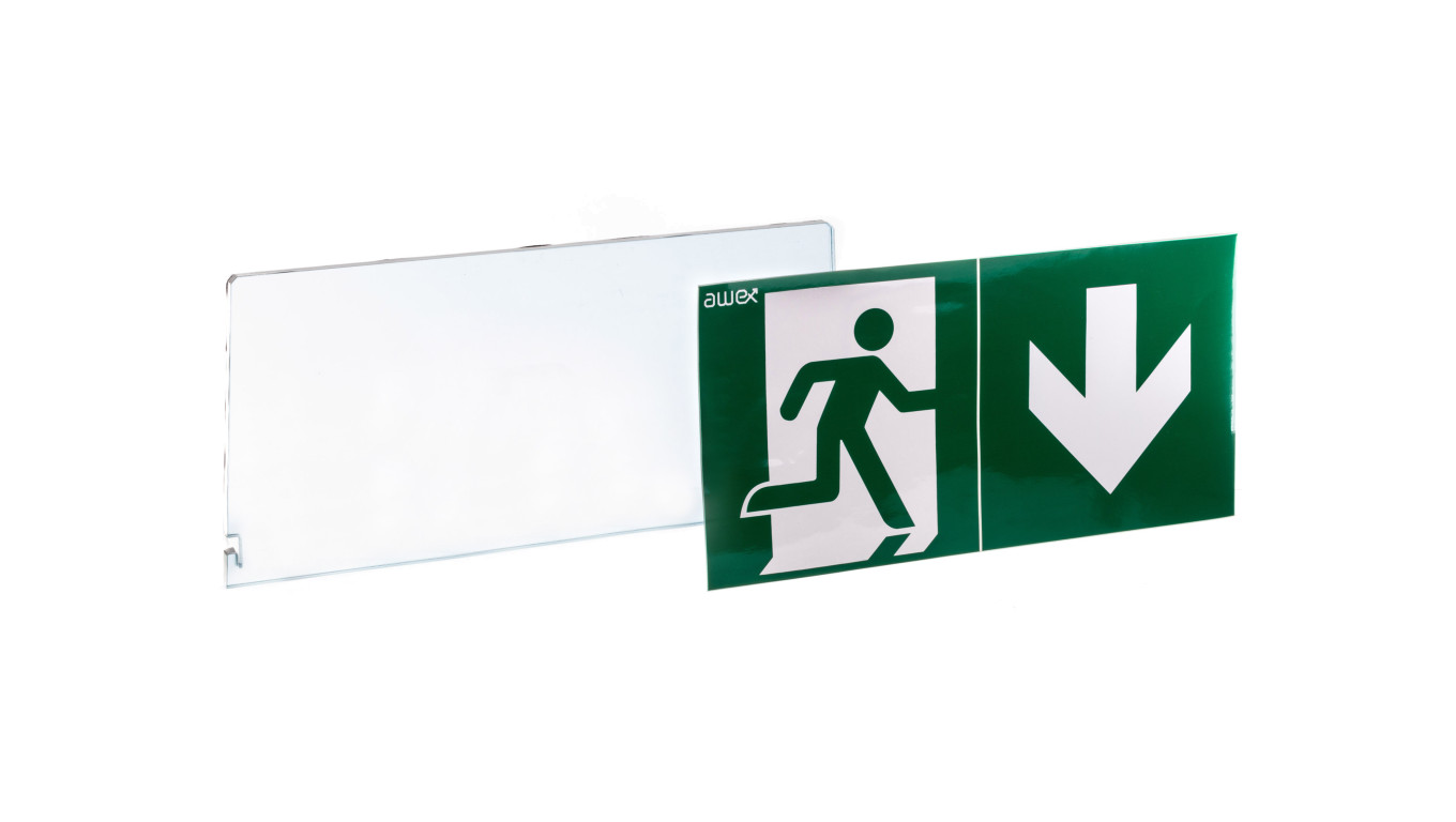 Plexa EXIT S + uchwyty mocujące + PU34/47 ETS/PLX/PU34/47