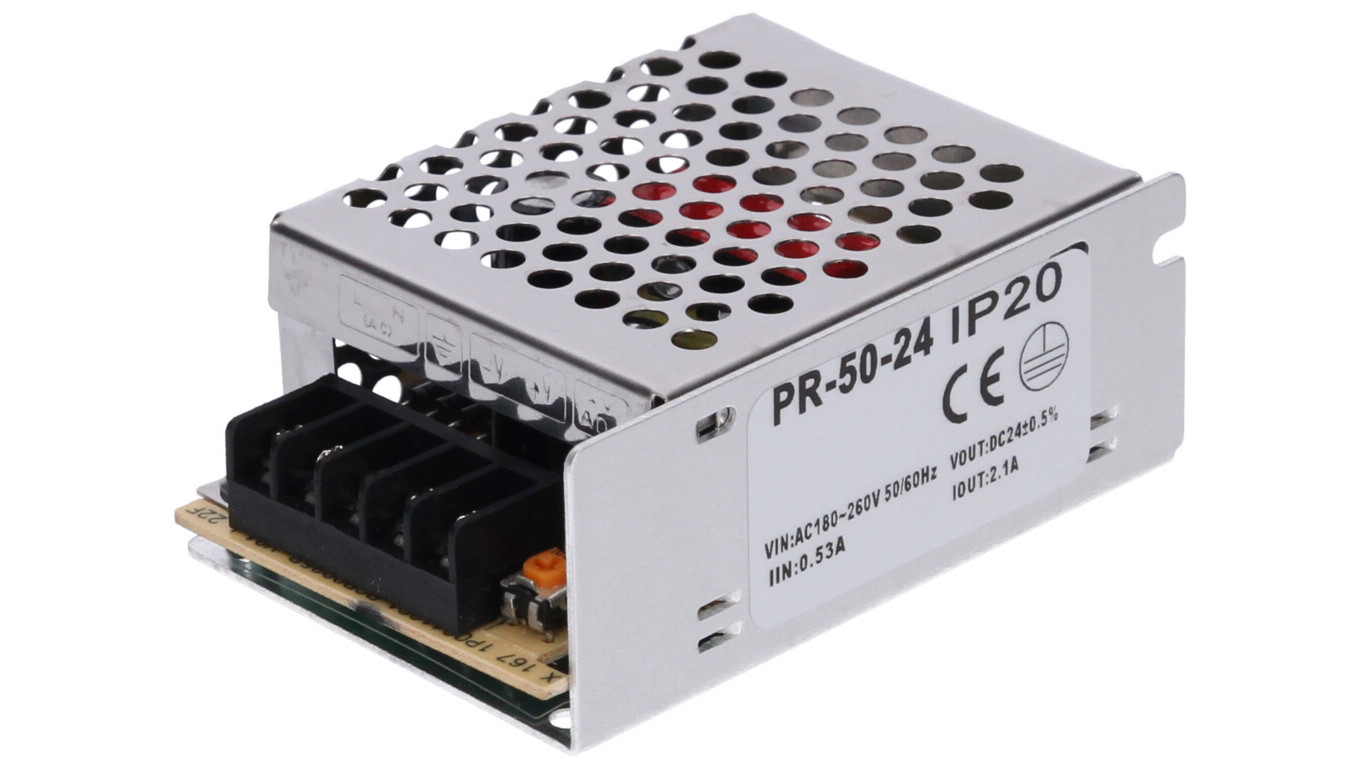 Zasilacz Standard modułowy PR 24V 50W