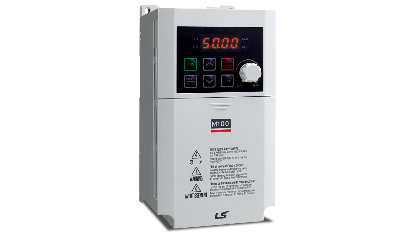 Falownik 1-fazowy 230V 0,4kW 2,4A M100 LSLV0004M100-1EOFNA