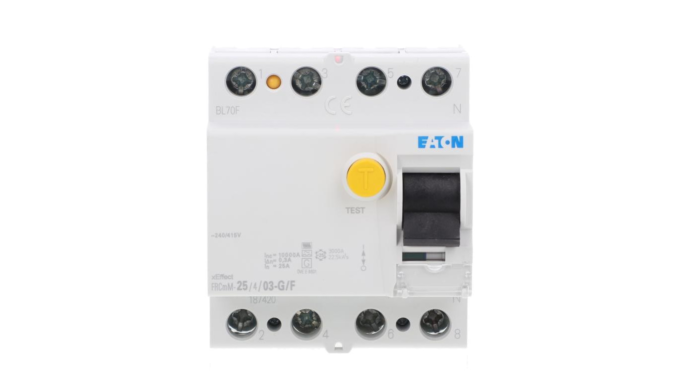 Wyłącznik różnicowoprądowy 4P 25A 0,3A typ G/F FRCMM-25/4/03-G/F 187420