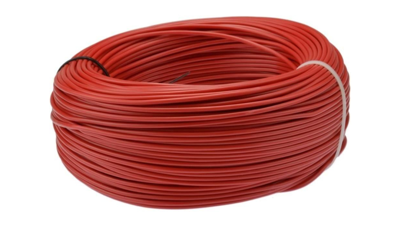 Przewód instalacyjny H07V-K / LgY 2,5 750V czerwony linka giętka Elektrokabel 50m