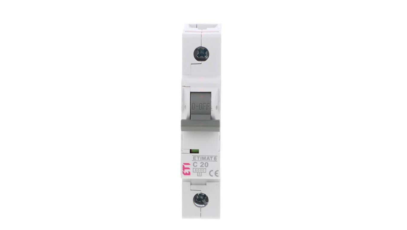 Wyłącznik nadprądowy 1P C 20A 6kA AC ETIMAT 6 002141517