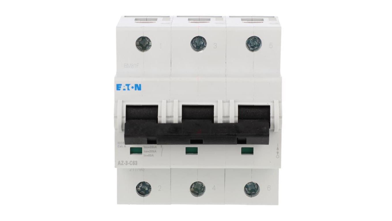 Wyłącznik nadprądowy 3P C 63A 25kA AC AZ-3-C63 211796