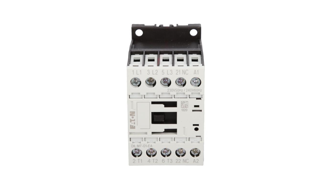 Stycznik mocy 7A 3P 230V AC 0Z 1R DILM7-01-EA(230V50HZ,240V60HZ) 190027