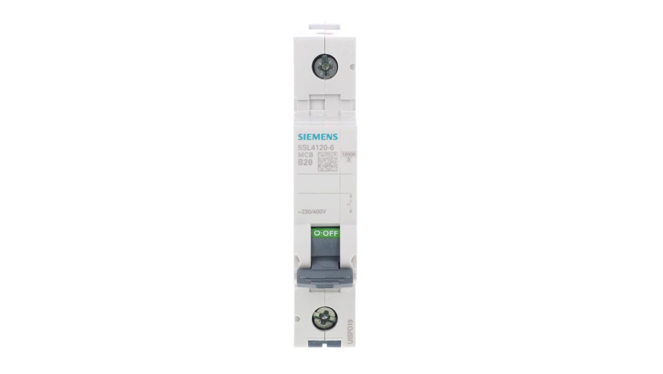 Wyłącznik nadprądowy 1P B 20A 10kA AC 5SL4120-6